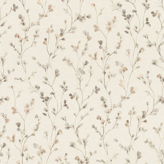 A-Street Prints Springhill Romy Wallpaper - Neutral