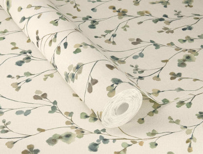 A-Street Prints Springhill Romy Wallpaper Sample - Forest