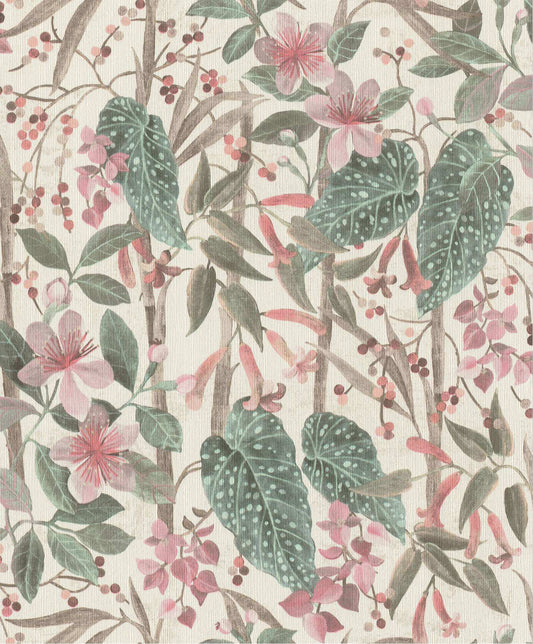 A-Street Prints Springhill Kalina Floral Wallpaper - Teal