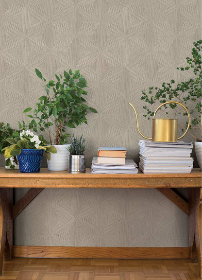 A-Street Prints Springhill Anara Wallpaper - Grey