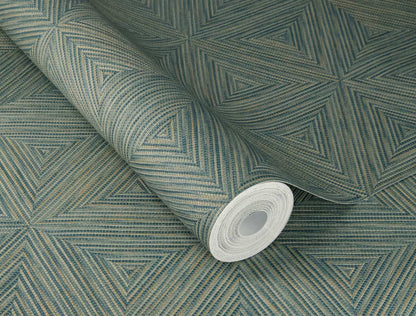 A-Street Prints Springhill Anara Wallpaper - Teal