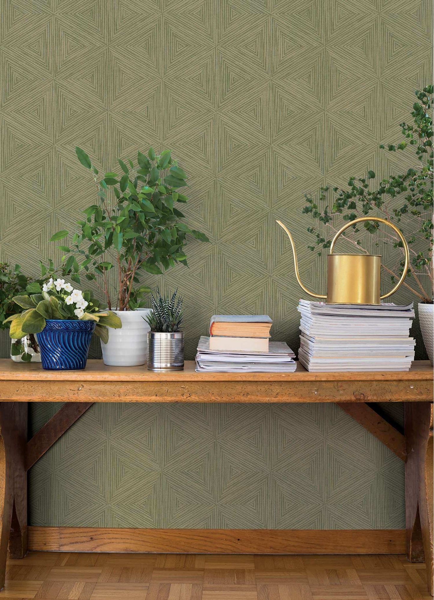 A-Street Prints Springhill Anara Wallpaper - Green
