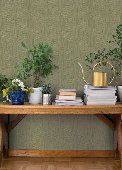 A-Street Prints Springhill Anara Wallpaper - Green