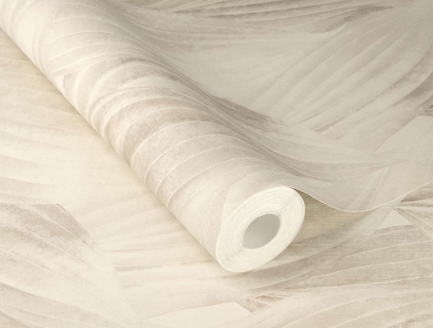 A-Street Prints Springhill Melora Leaf Wallpaper Sample - Light Grey