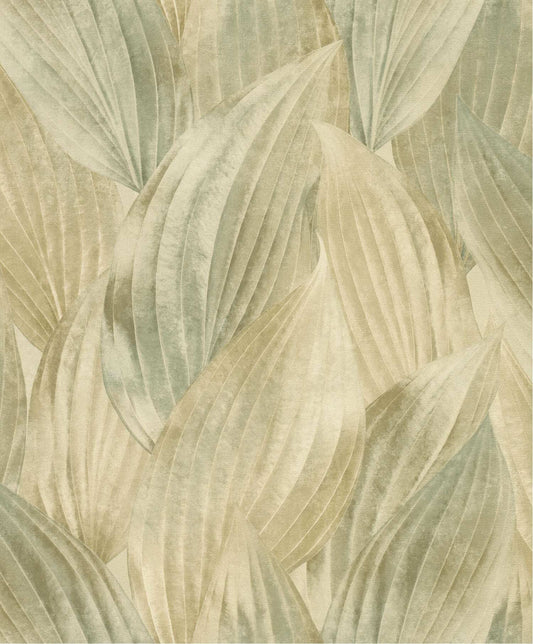 A-Street Prints Springhill Melora Leaf Wallpaper - Green