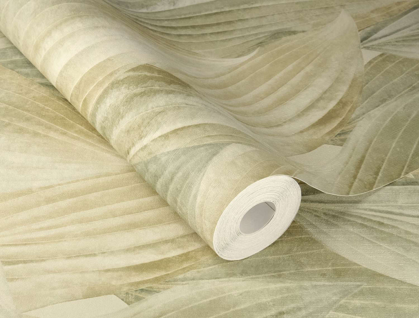 A-Street Prints Springhill Melora Leaf Wallpaper Sample - Green