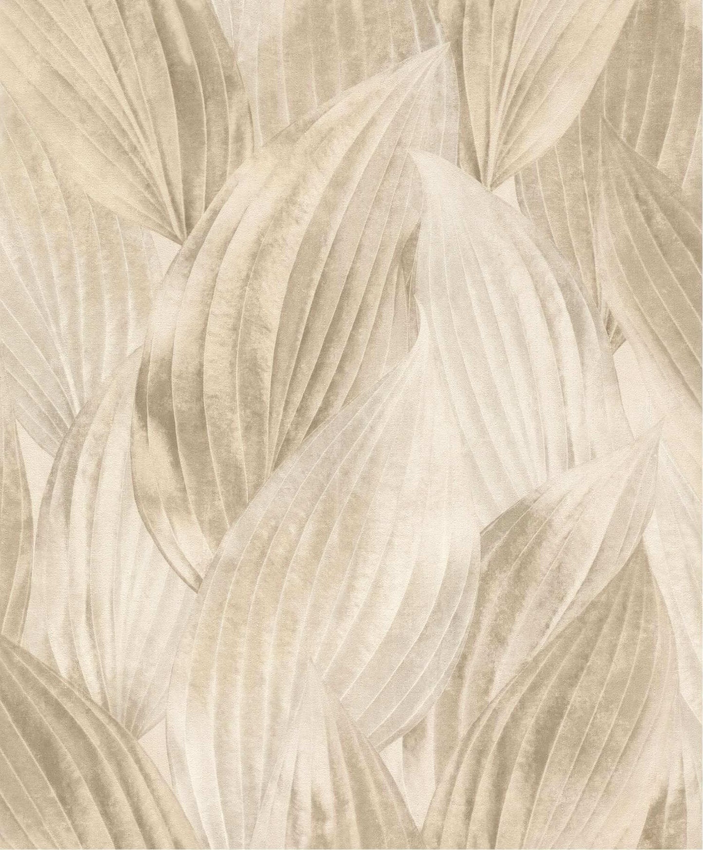 A-Street Prints Springhill Melora Leaf Wallpaper Sample - Beige