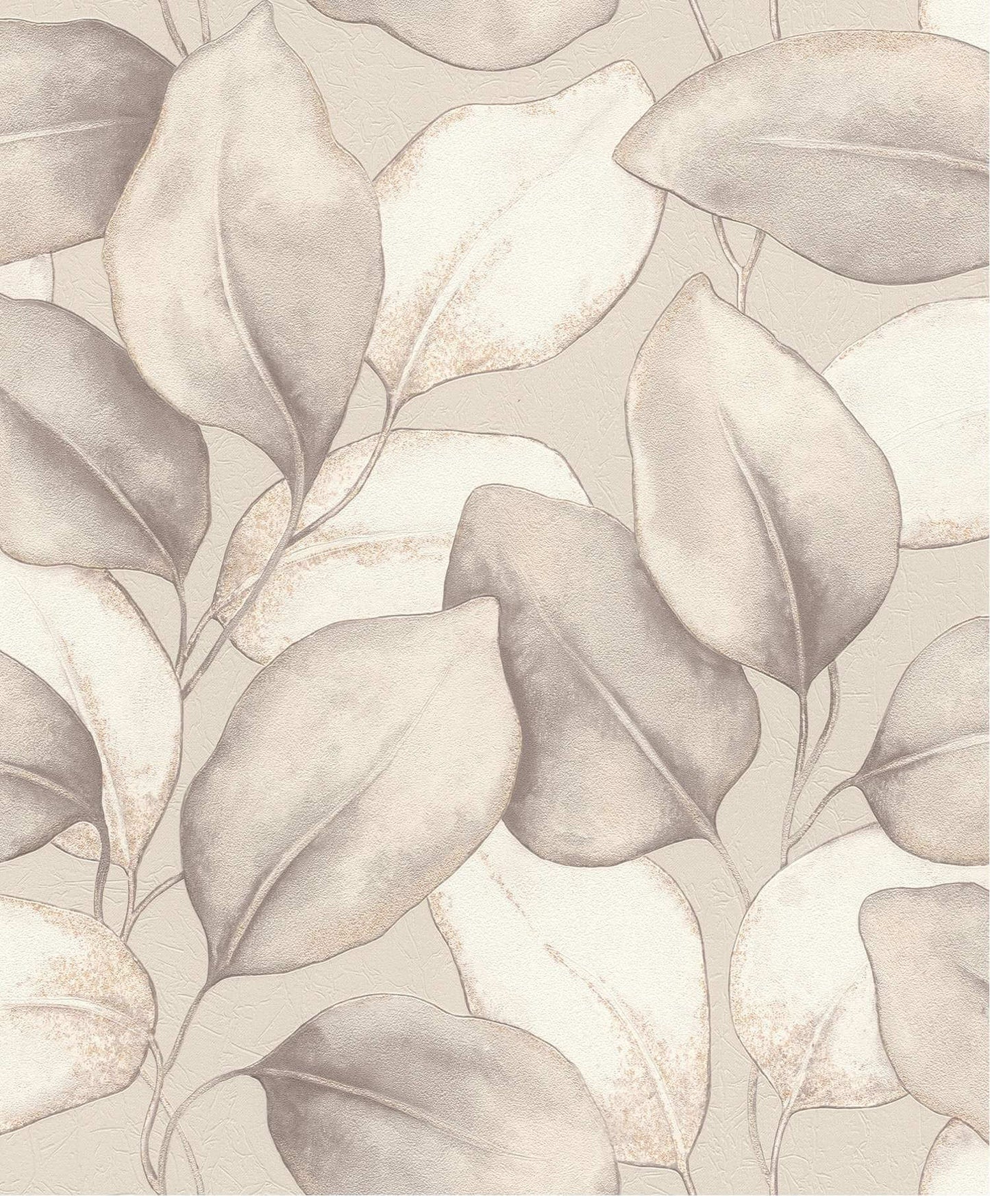 A-Street Prints Springhill Evanthe Vine Wallpaper - Grey