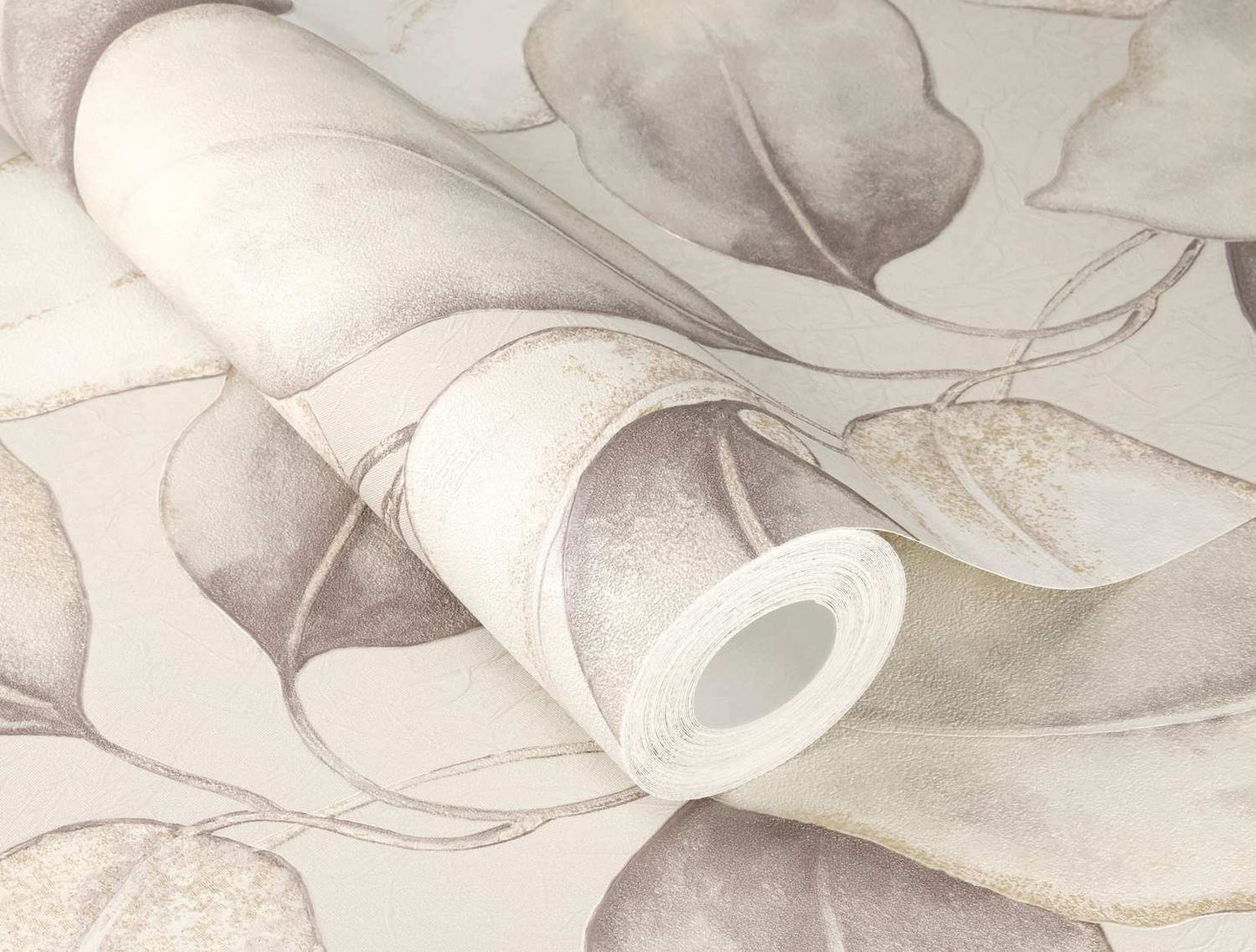A-Street Prints Springhill Evanthe Vine Wallpaper - Grey