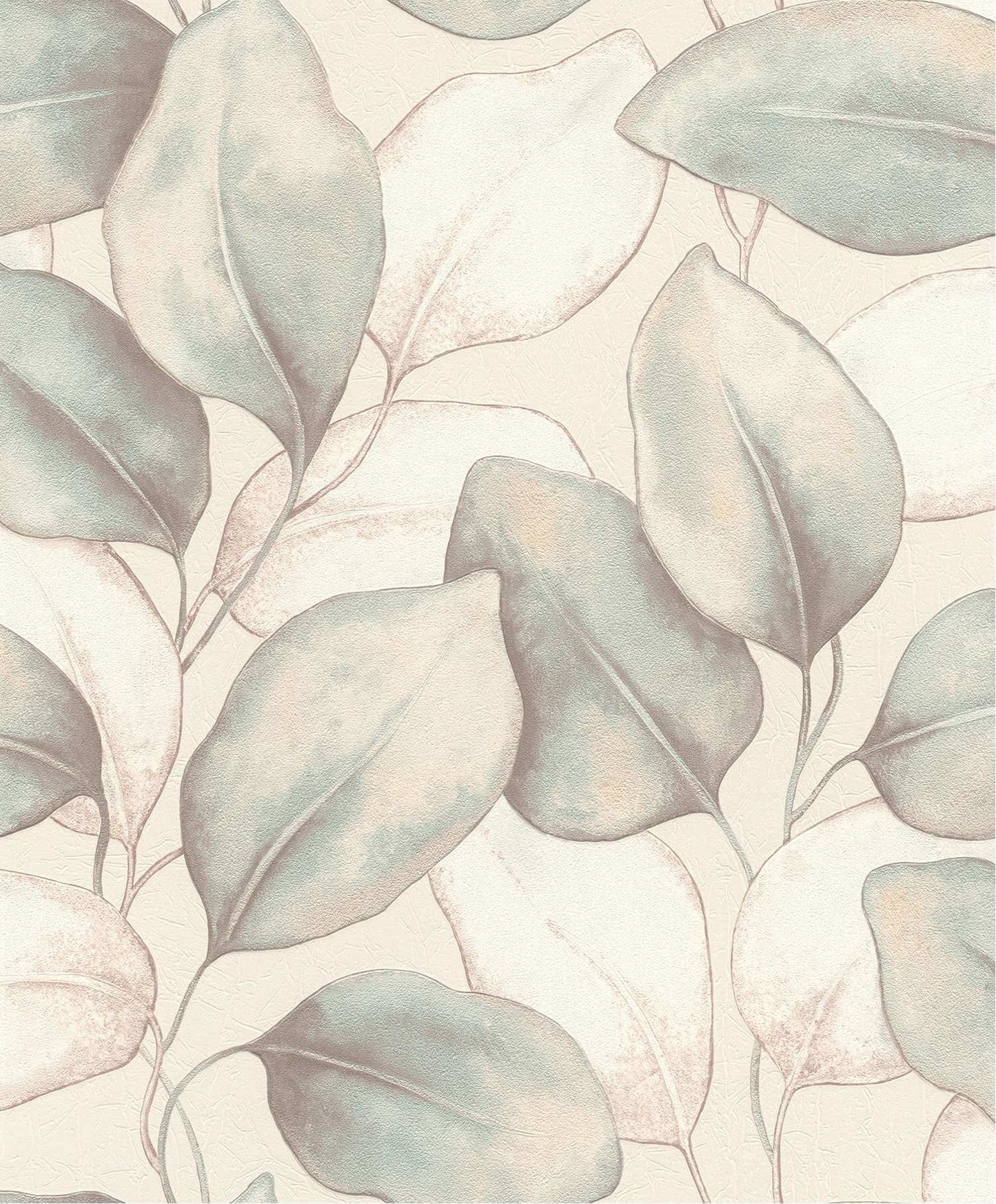 A-Street Prints Springhill Evanthe Vine Wallpaper - Aqua