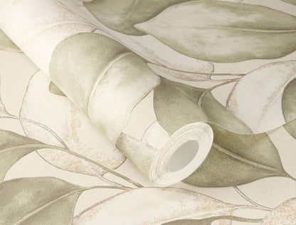 A-Street Prints Springhill Evanthe Vine Wallpaper - Sage