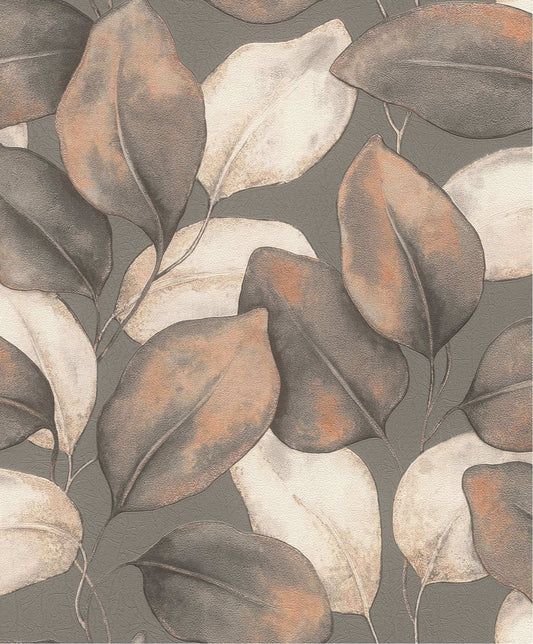 A-Street Prints Springhill Evanthe Vine Wallpaper - Charcoal