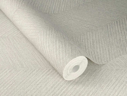 A-Street Prints Springhill Ione Chevron Wallpaper Sample - Grey