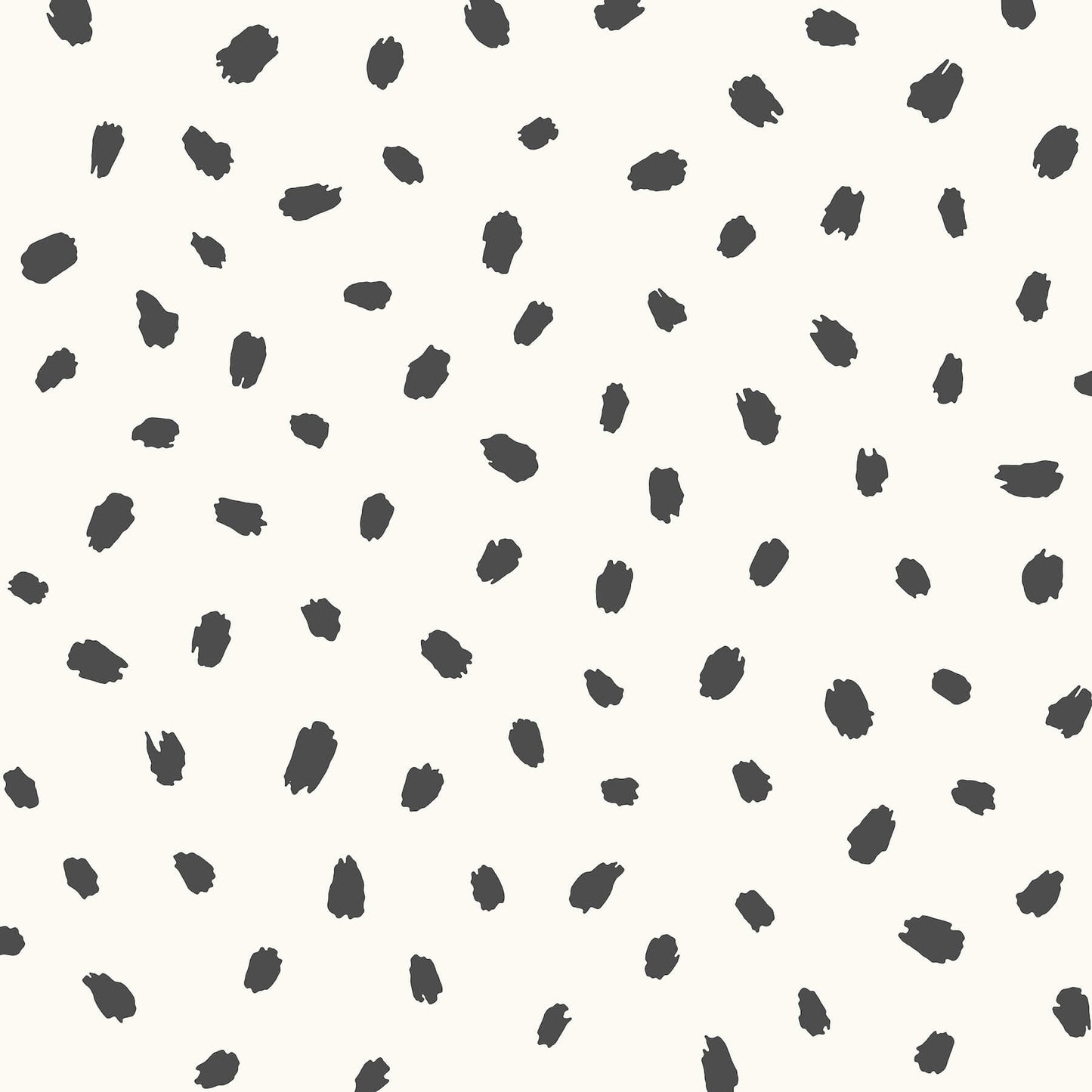 Advantage World of Imagination Polka Dot Wallpaper - Black