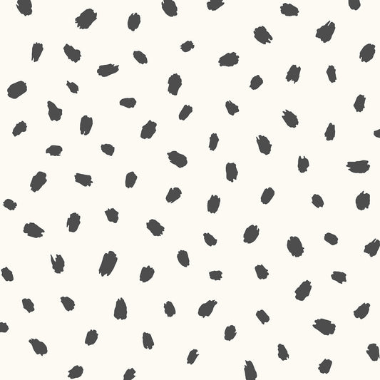 Advantage World of Imagination Polka Dot Wallpaper - Black