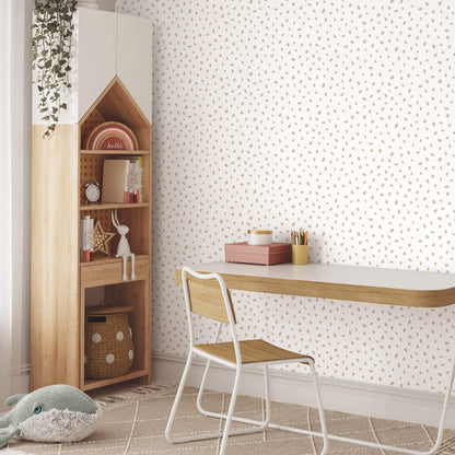 Advantage World of Imagination Polka Dot Wallpaper - Taupe