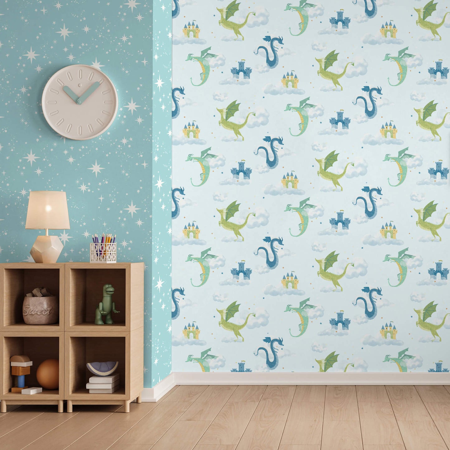 Advantage World of Imagination Dragons Wallpaper - Blue