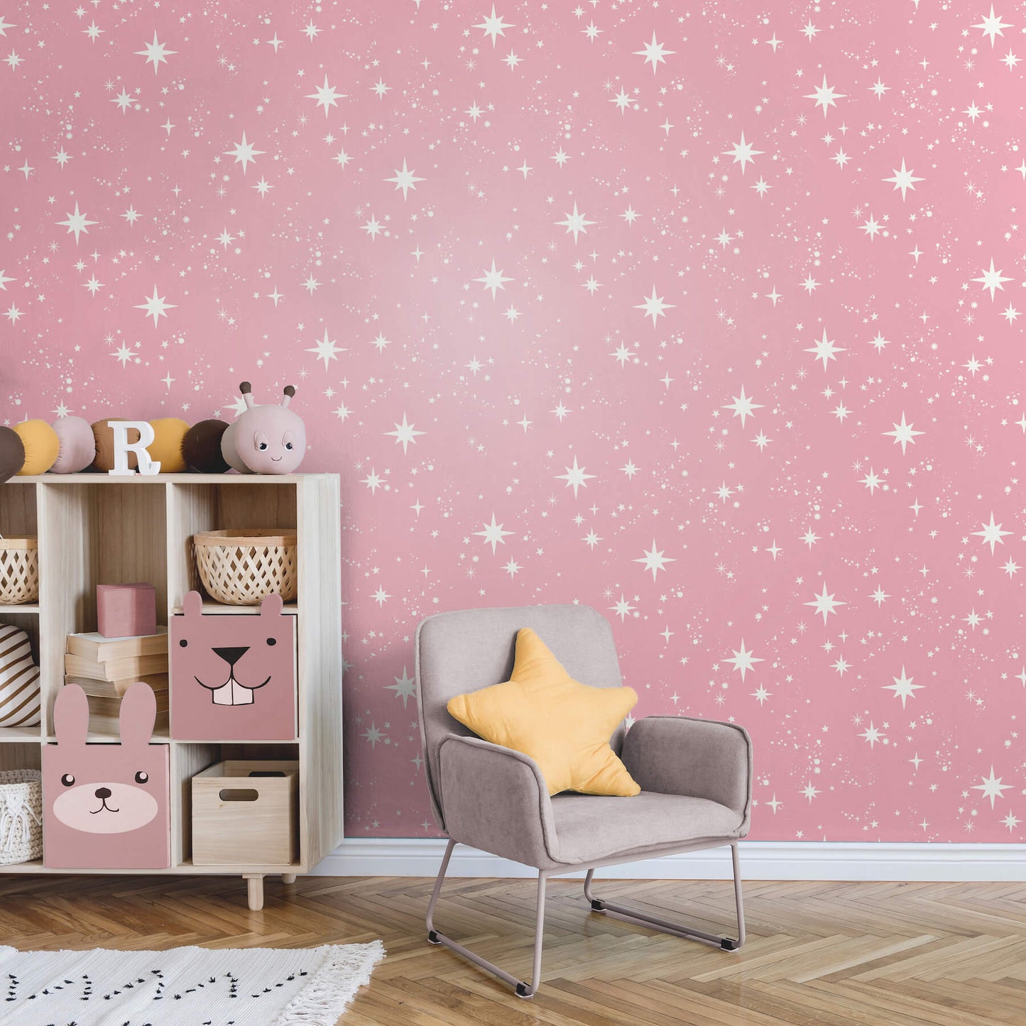 Advantage World of Imagination Twinkle Wallpaper - Pink