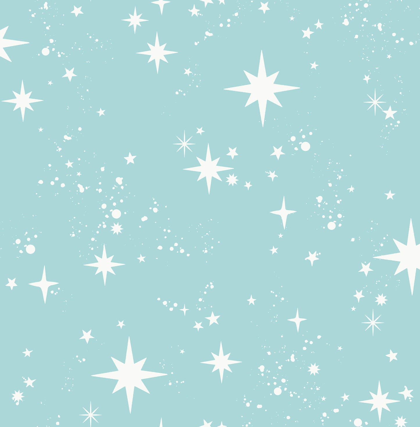 Advantage World of Imagination Twinkle Wallpaper - Light Blue