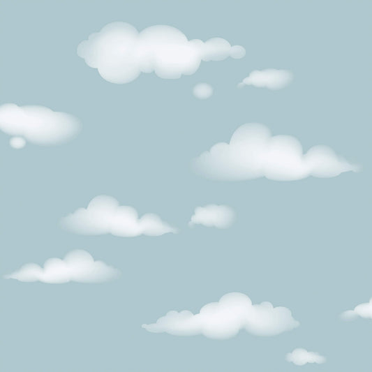 Advantage World of Imagination Cloudy Sky Wallpaper - Blue