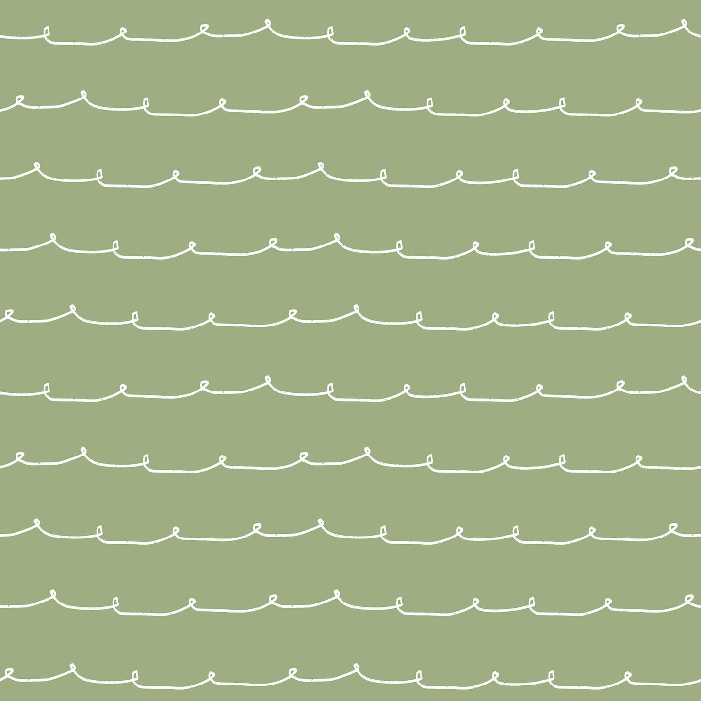 Advantage World of Imagination Wiggle Line Wallpaper - Green