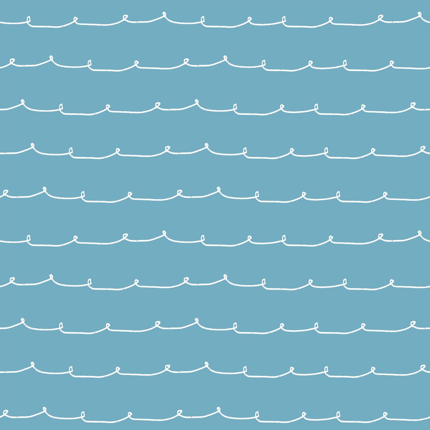 Advantage World of Imagination Wiggle Line Wallpaper - Blue