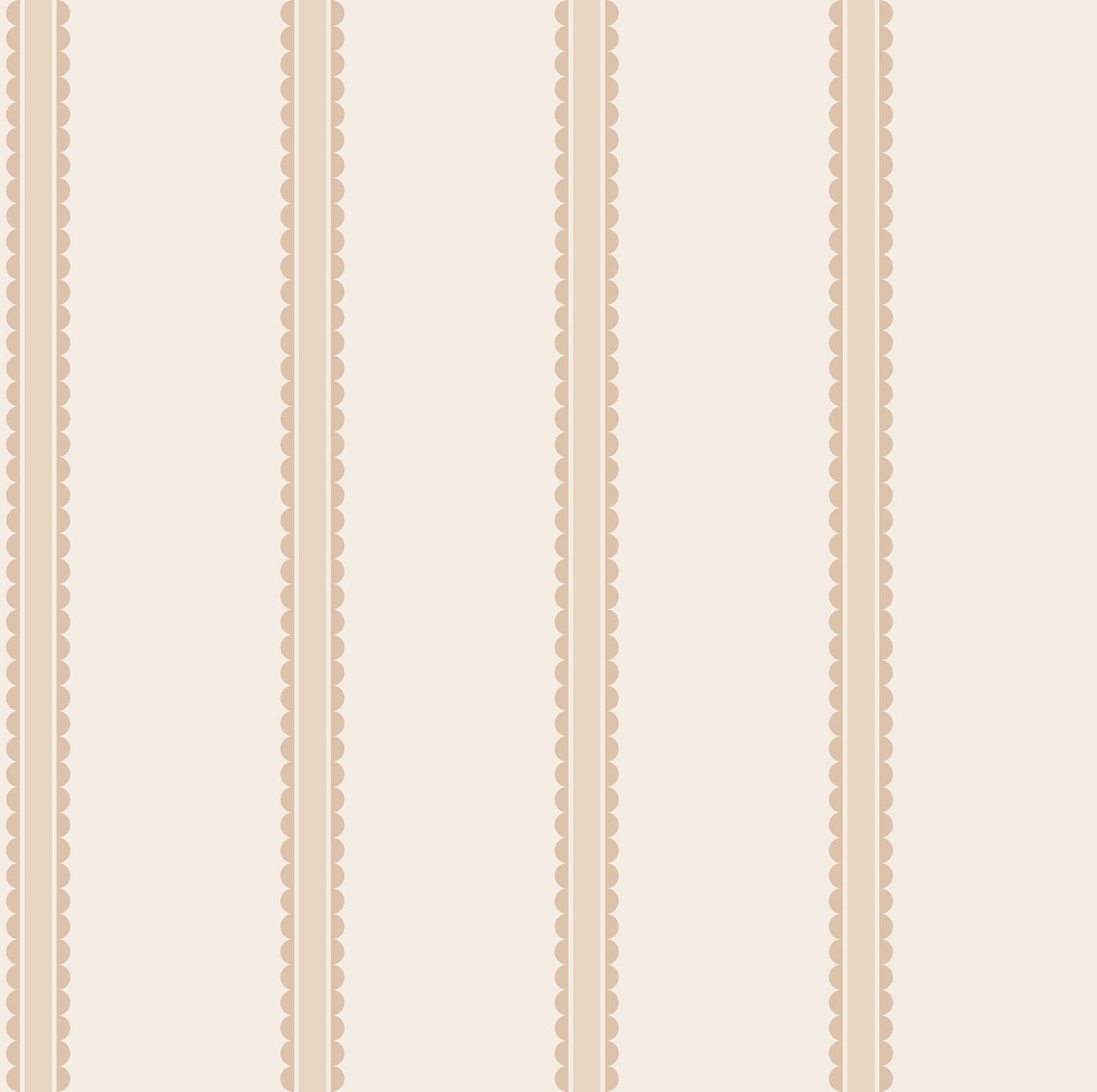 Advantage World of Imagination Bobbin Stripe Wallpaper - Light Brown