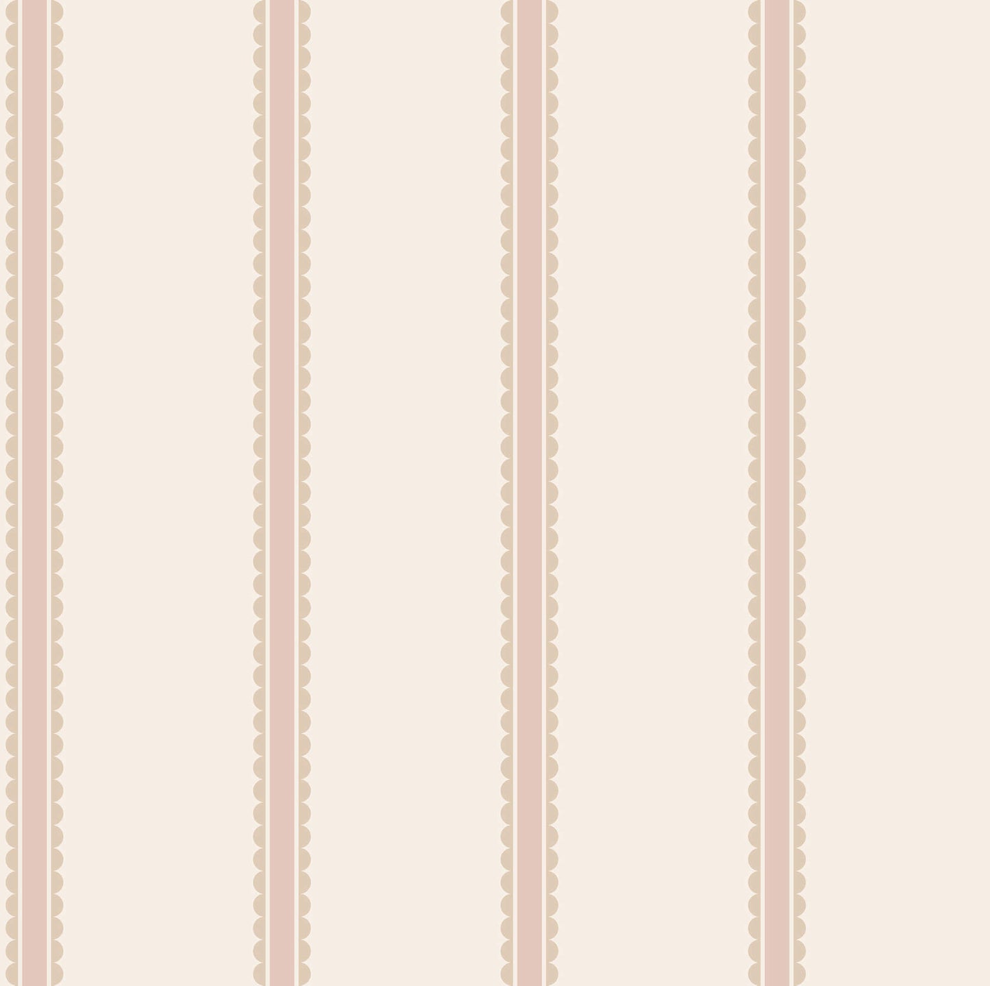 Advantage World of Imagination Bobbin Stripe Wallpaper - Pink