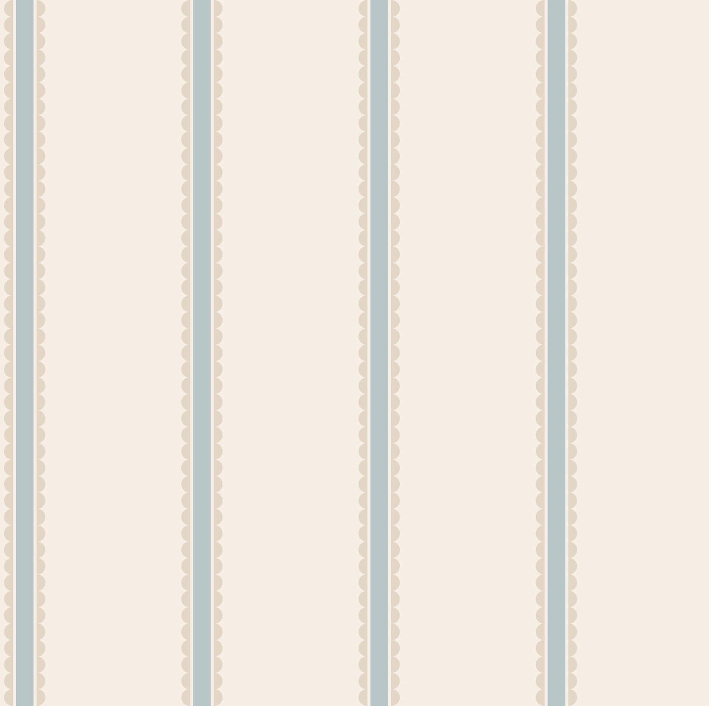 Advantage World of Imagination Bobbin Stripe Wallpaper - Light Blue
