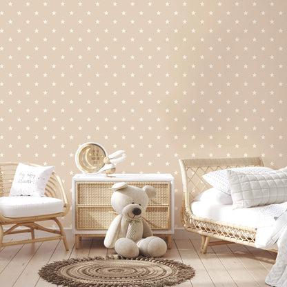 Advantage World of Imagination Starry Wallpaper - Light Brown