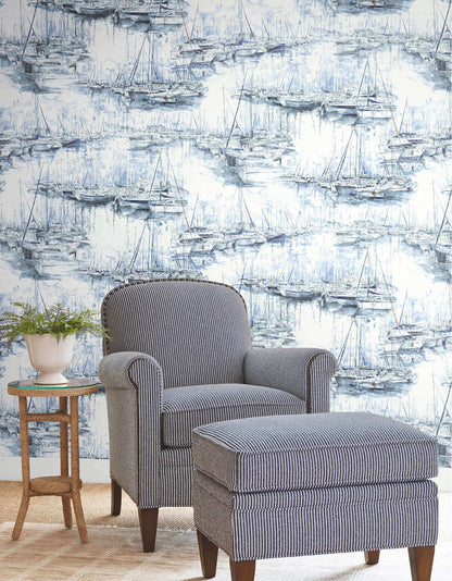 Ronald Redding Private Reserve Yacht Club Wallpaper - Blue