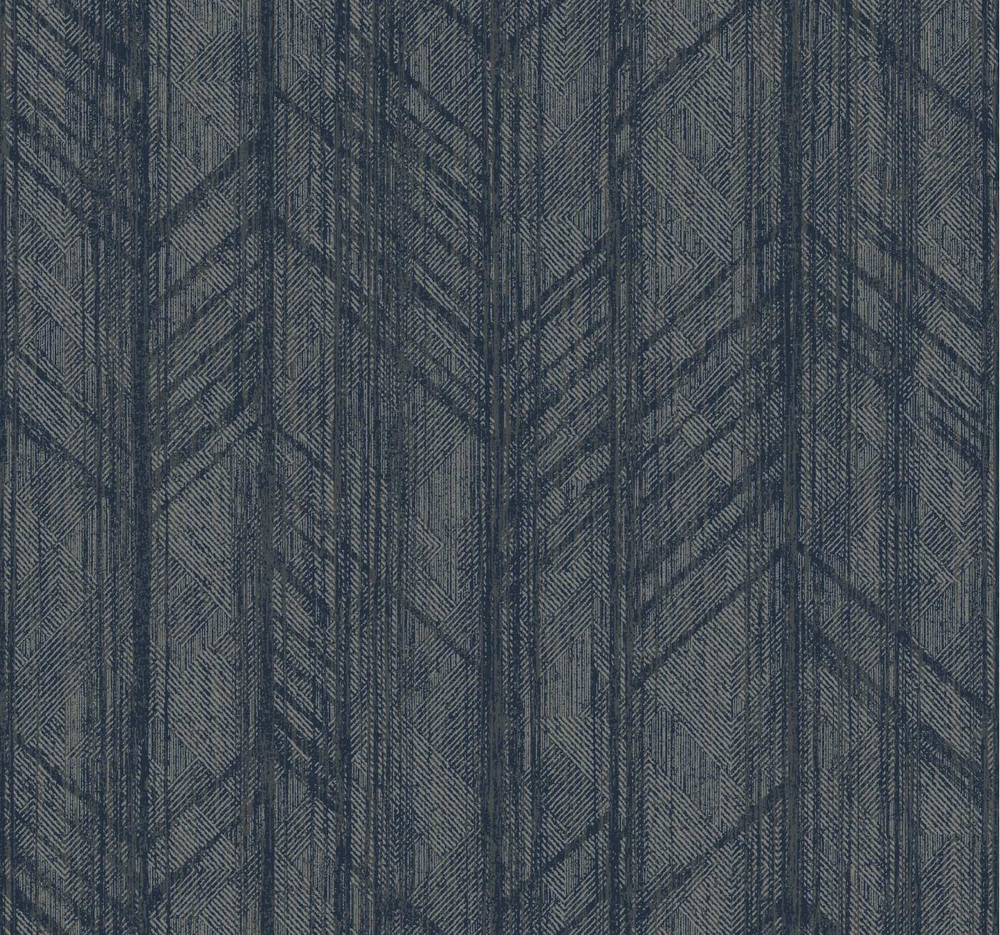 Ronald Redding Private Reserve Winthrop Wallpaper Sample - Navy