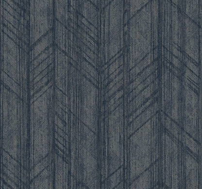 Ronald Redding Private Reserve Winthrop Wallpaper Sample - Navy