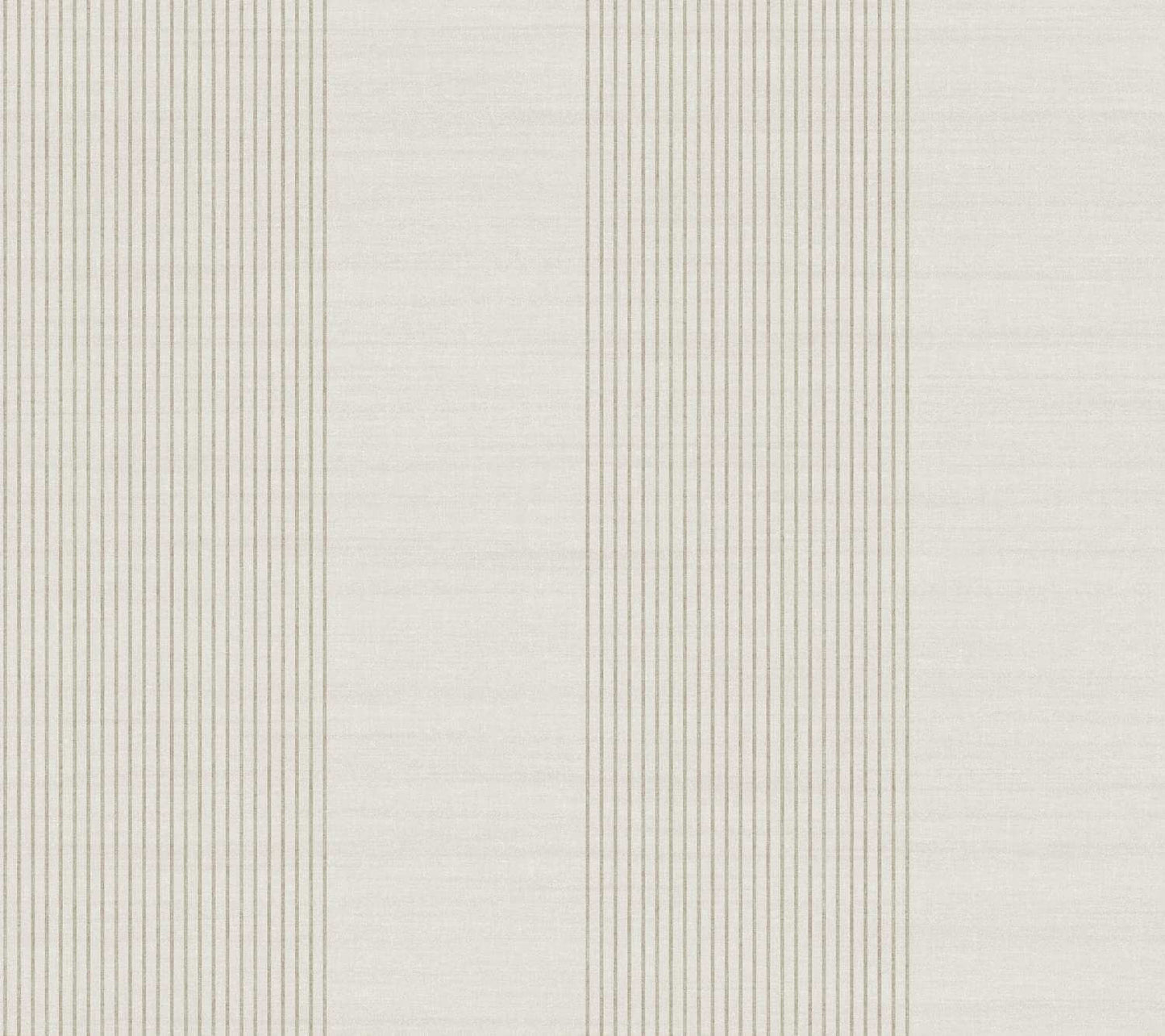 Ronald Redding Private Reserve Archer Stripe Wallpaper Sample - Light Gray