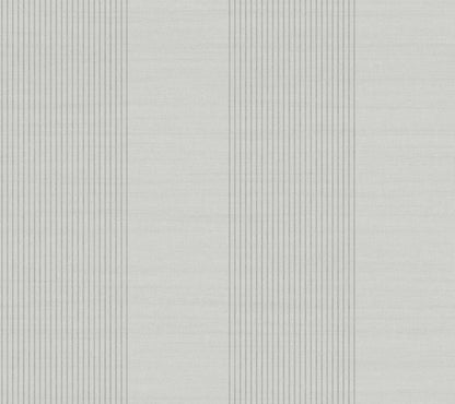 Ronald Redding Private Reserve Archer Stripe Wallpaper - Gray