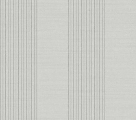 Ronald Redding Private Reserve Archer Stripe Wallpaper - Gray