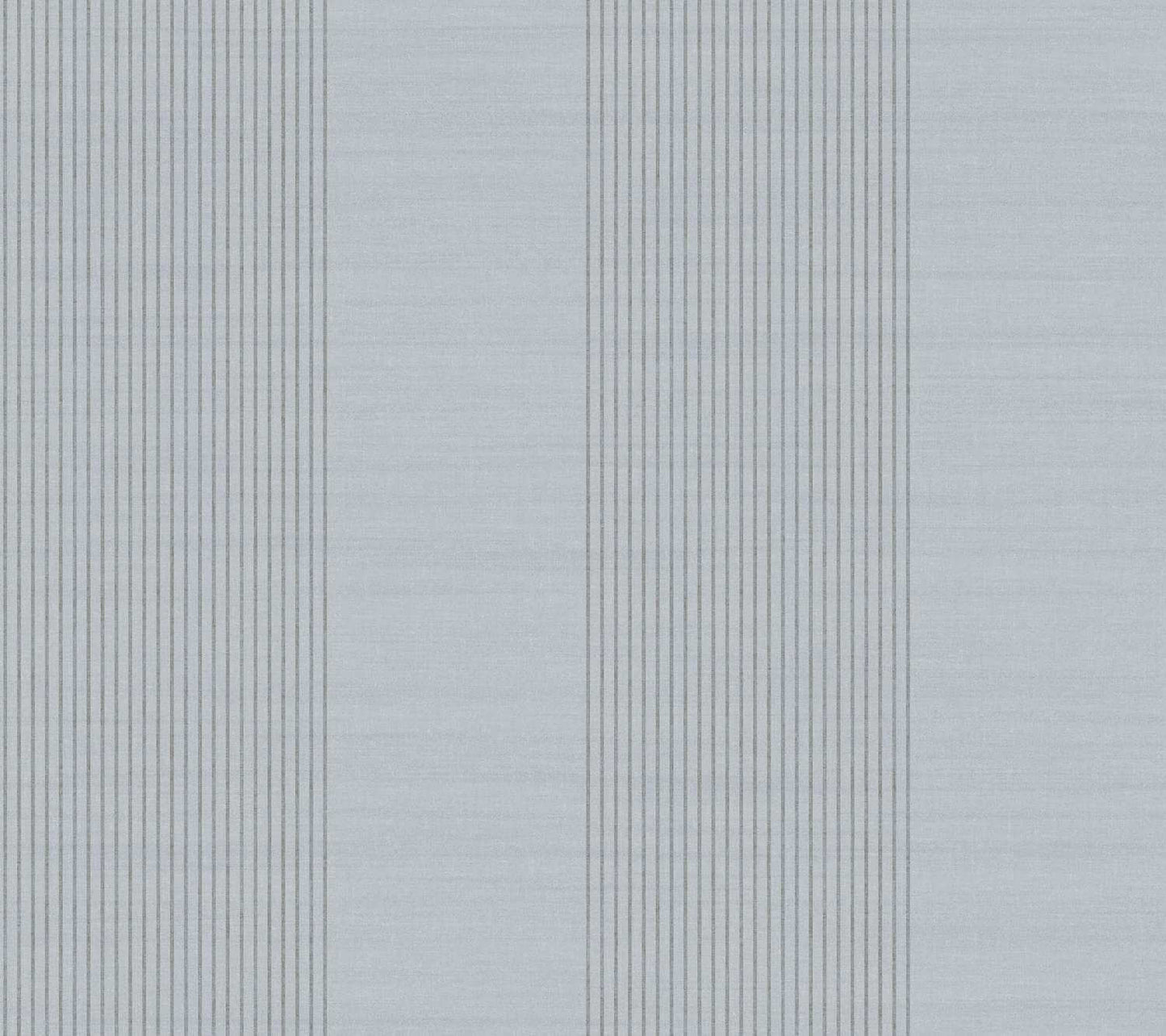 Ronald Redding Private Reserve Archer Stripe Wallpaper Sample - Blue