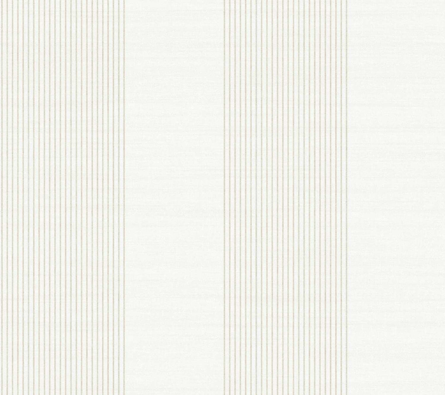 Ronald Redding Private Reserve Archer Stripe Wallpaper - White