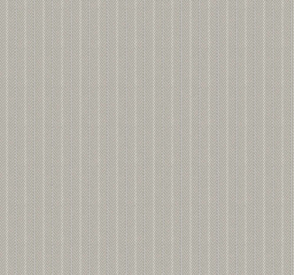 Ronald Redding Private Reserve Elkan Stripe Wallpaper Sample - Gray