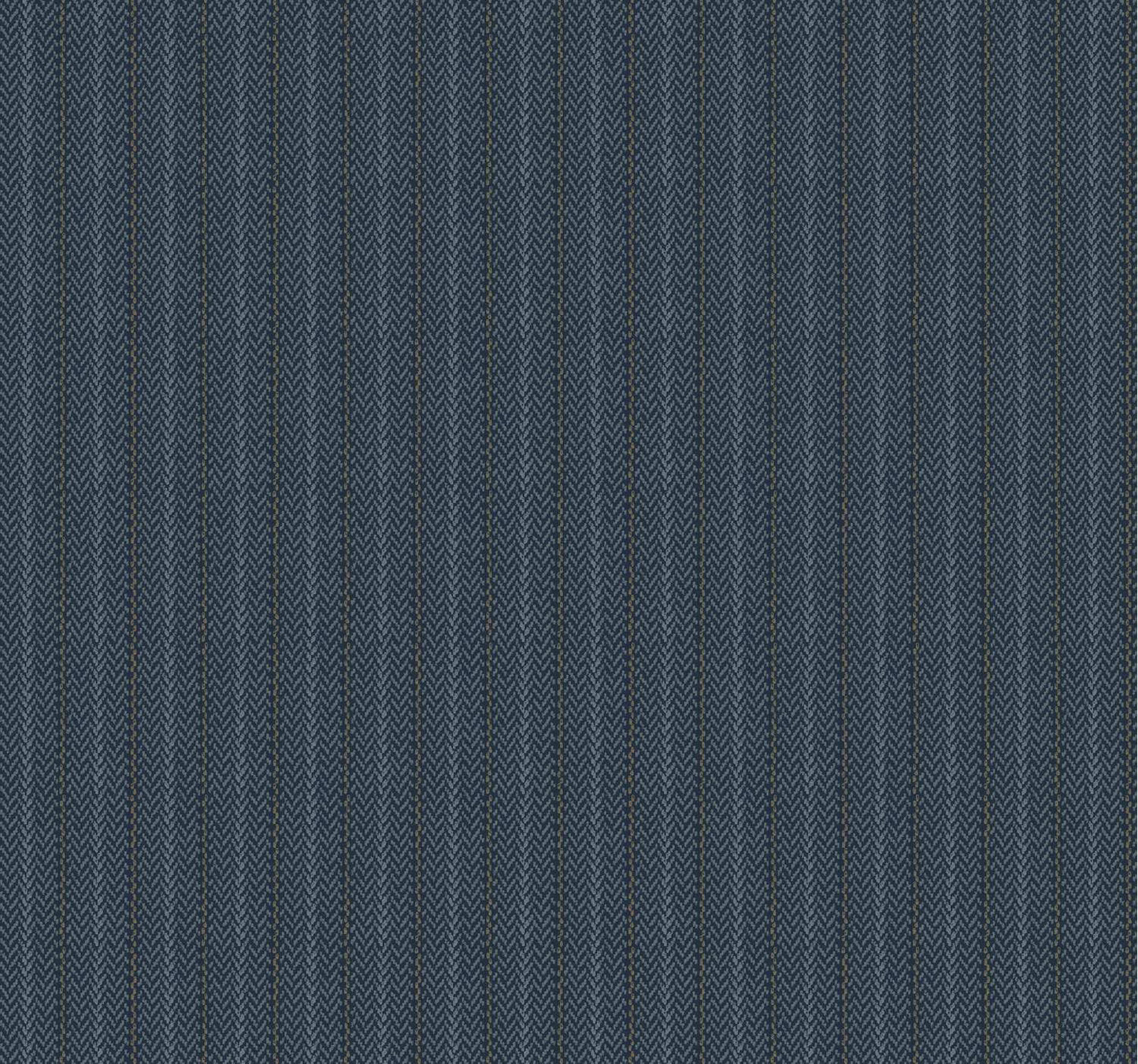Ronald Redding Private Reserve Elkan Stripe Wallpaper - Navy