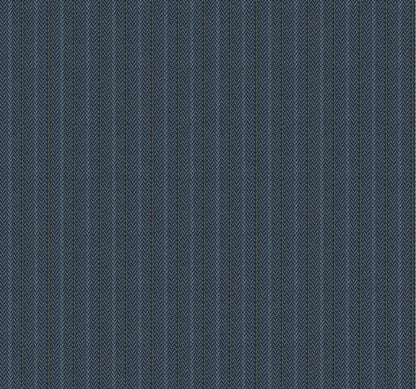 Ronald Redding Private Reserve Elkan Stripe Wallpaper - Navy