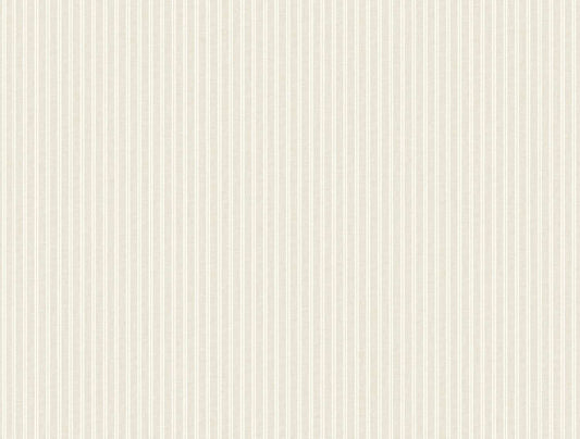 Ronald Redding Private Reserve Ticking Stripe Wallpaper - Beige