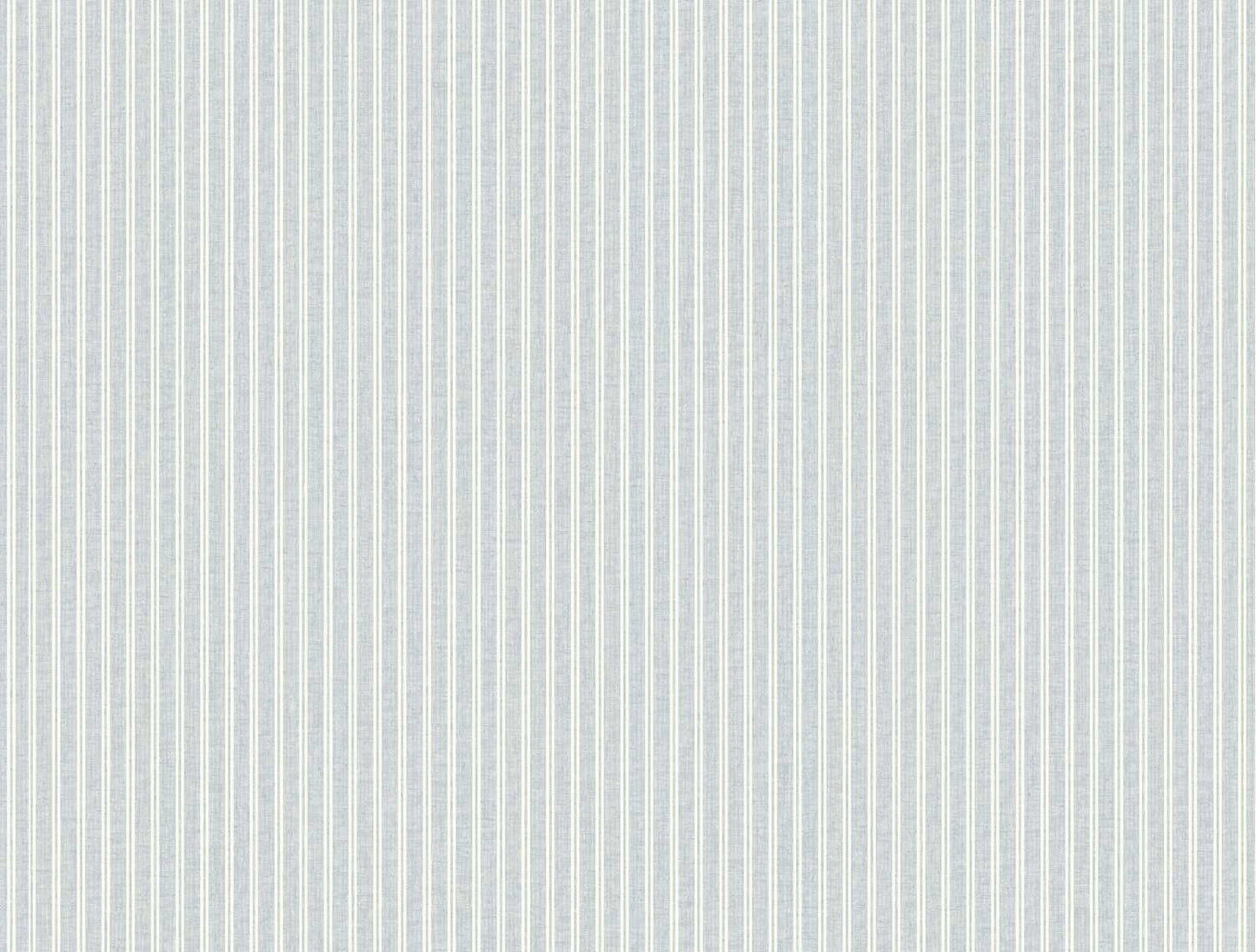 Ronald Redding Private Reserve Ticking Stripe Wallpaper - Blue