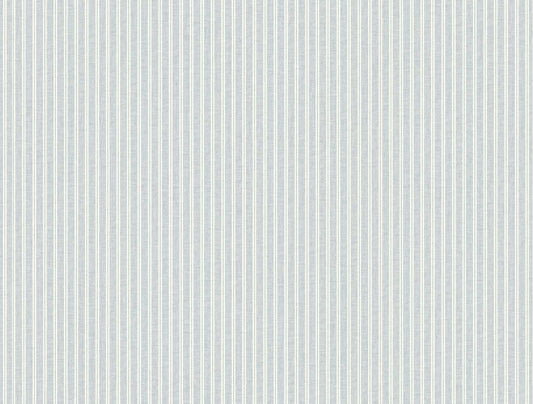 Ronald Redding Private Reserve Ticking Stripe Wallpaper - Blue