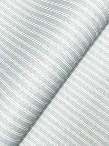 Ronald Redding Private Reserve Ticking Stripe Wallpaper - Blue