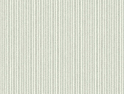Ronald Redding Private Reserve Ticking Stripe Wallpaper - Sage