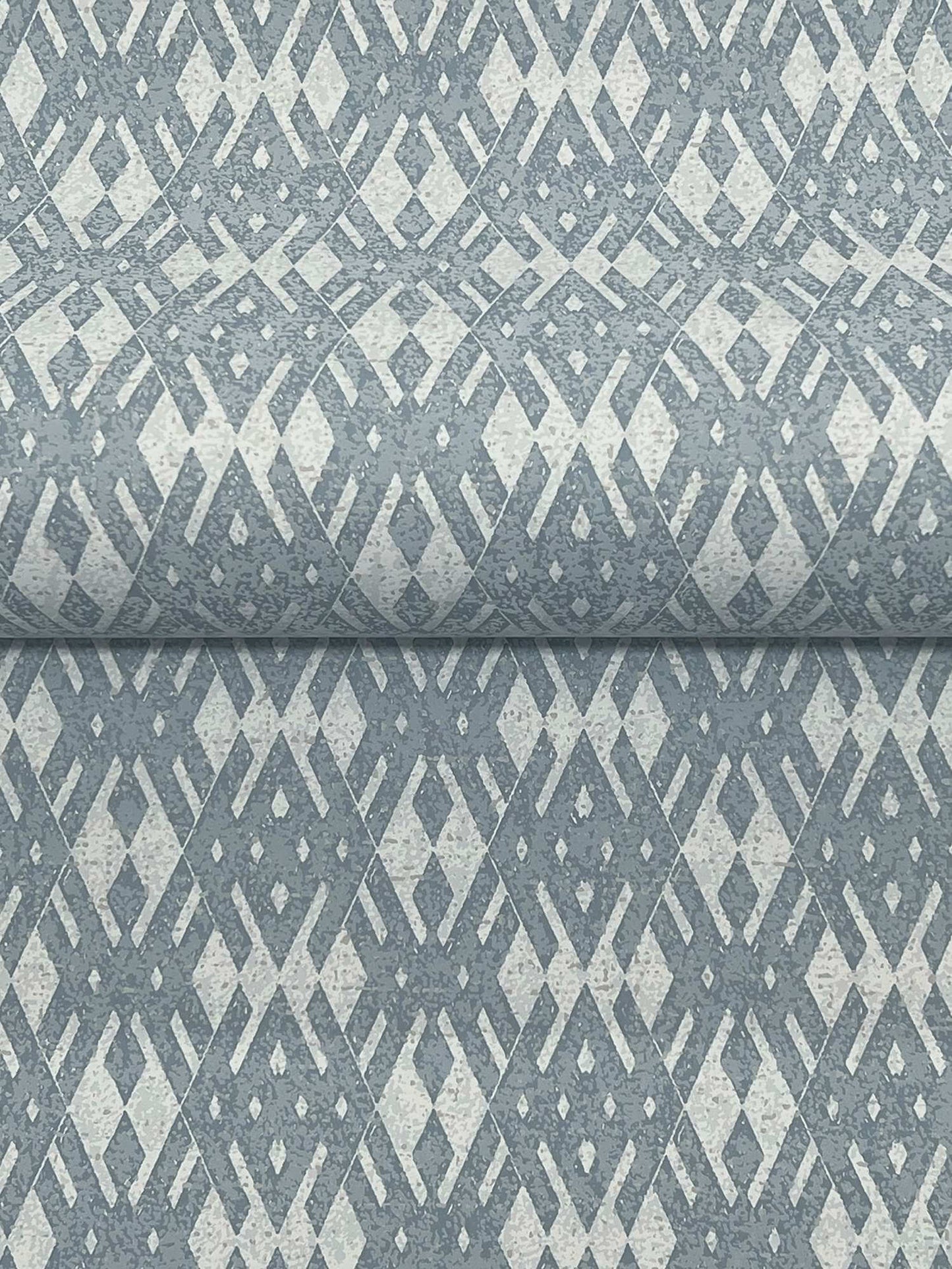 Ronald Redding Private Reserve Radcliffe Wallpaper Sample - Blue