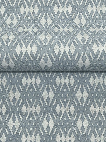 Ronald Redding Private Reserve Radcliffe Wallpaper Sample - Blue