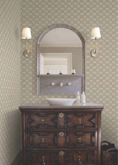 Ronald Redding Private Reserve Radcliffe Wallpaper Sample - Taupe