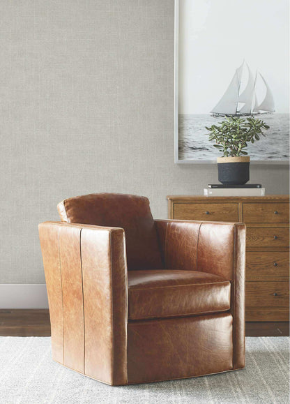 Ronald Redding Private Reserve Saratoga Wallpaper Sample - Gray
